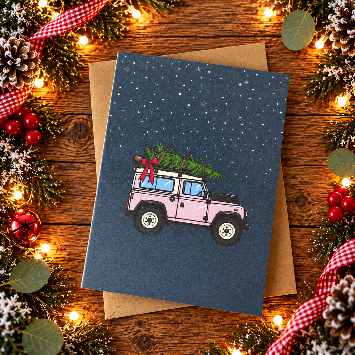 Christmas 4x4 Greeting Cards Pack of 4