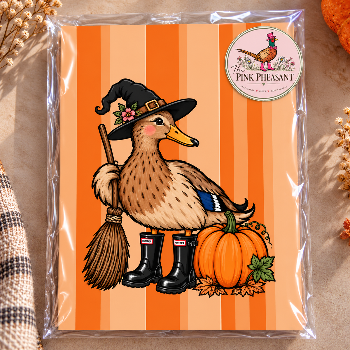 Halloween Duck A4 Art Print