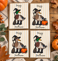 Pack of 4 Halloween Duck Greeting Cards