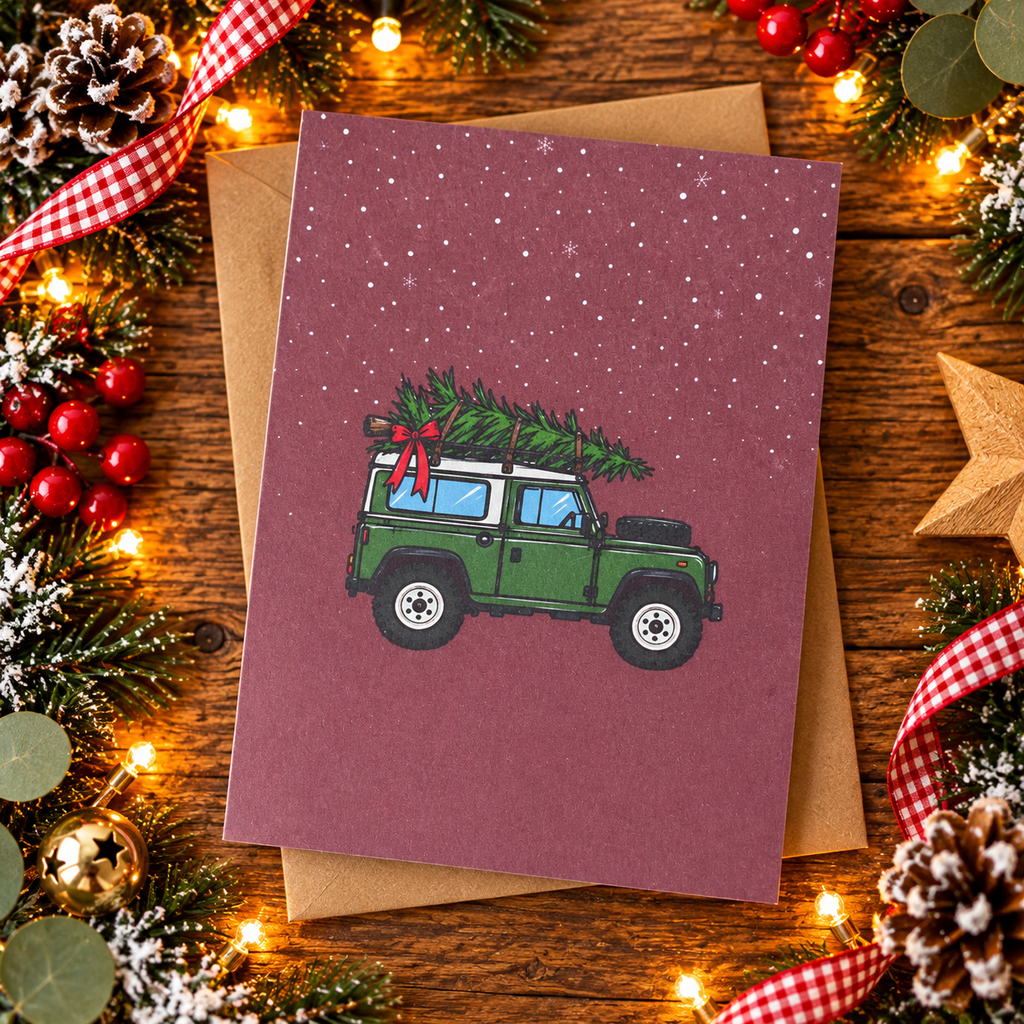 Christmas 4x4 Greeting Cards Pack of 4